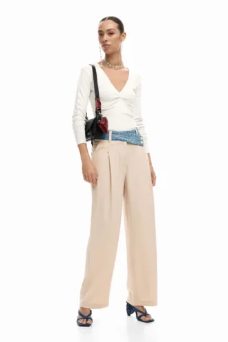 Hybride lange broek