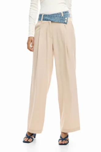 Hybride lange broek