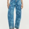 Jeans met bloemenprint