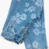 Jeans met bloemenprint