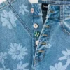Jeans met bloemenprint