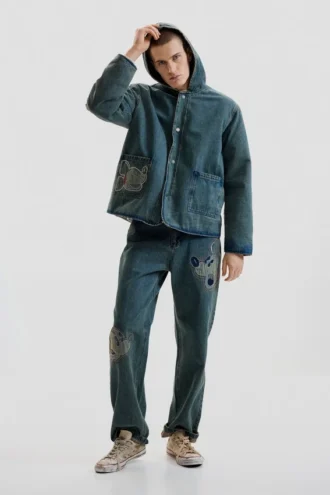 Jeans met Disney™-patches