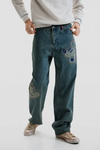 Jeans met Disney™-patches