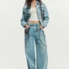 Jeans met kettingen