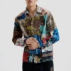 Jeans met oosterse print