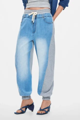Jogger-denim broek