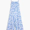 Jumpsuit met bloemenprint en bandjes