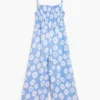 Jumpsuit met bloemenprint en bandjes