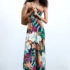 Jumpsuit met tropische print