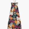 Jumpsuit met tropische print