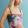 Jurk met bloemenprint en pailletten