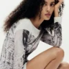 Jurk met collageprint