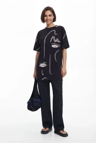 Jurk met illustraties