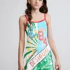 Jurk met veelkleurige print