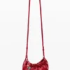 Kleine crossbody-portemonnee met logo