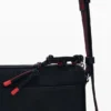 Kleine crossbody-portemonnee met textuur
