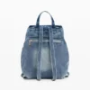 Kleine denim rugzak met bedeltjes