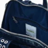 Kleine denim rugzak met bloemenprint