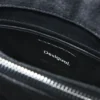 Kleine denim rugzak met zigzagpatroon