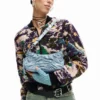 Kleine denim tassen met plooien
