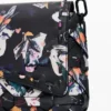 Kleine gevlochten tas met bloemenprint