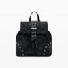 Kleine rugzak met perforaties
