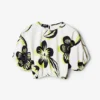 Korte bloemenblouse