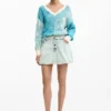 Korte denim rok