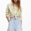 Korte denim trucker