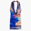Korte jurk Flower Water