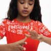 Korte jurken met letters