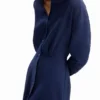 Korte shirtjurk met textuur