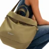 L Omkeerbare nylon tassen