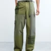 Lange broek in militaire stijl