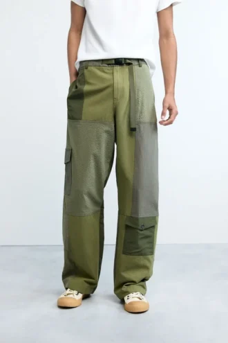 Lange broek in militaire stijl