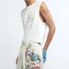 Lange broek met bloemenprint