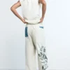 Lange broek met bloemenprint