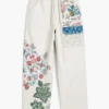 Lange broek met bloemenprint