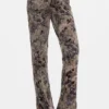 Lange broek met flockprint