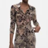 Lange broek met flockprint