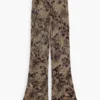 Lange broek met flockprint