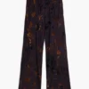 Lange broek met flockprint