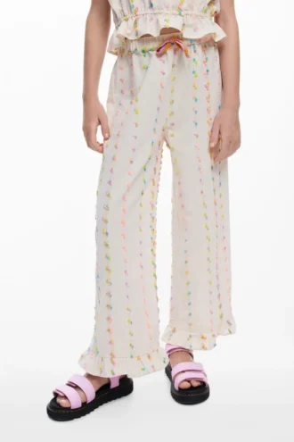 Lange broek met pompons