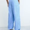Lange gestreepte broek