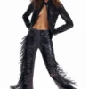 Lange glitterbroek