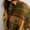 Lange jas in tartan