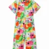 Lange jumpsuit met bloemenprint