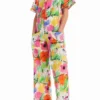 Lange jumpsuit met bloemenprint