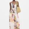 Lange jumpsuit met print