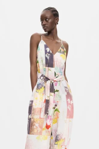Lange jumpsuit met print